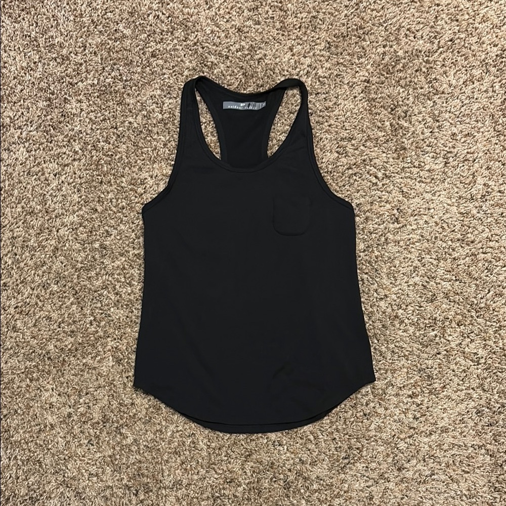 Outdoor Voices Black Racerback Tank Top